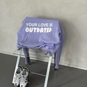 Lilac Your Love Is Outdated Hoodie - a perfect blend of chic and comfort